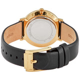 Buy Shop Michael Kors Pyper Black Dial Black Leather Strap Watch For Women - MK2747 USA Online