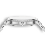 Buy Shop Michael Kors Pyper Blue Dial Silver Steel Strap Watch For Women - MK4671 USA Online