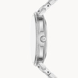 Buy Shop Michael Kors Pyper Blue Dial Silver Steel Strap Watch For Women - MK4671 USA Online