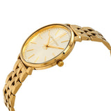 Buy Shop Michael Kors Pyper Quartz Gold Dial Gold Steel Strap Watch For Women - MK3898 USA Online