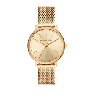 Buy Shop Michael Kors Pyper Quartz Gold Dial Gold Mesh Strap Watch For Women - MK4339 USA Online