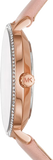 Buy Shop Michael Kors Pyper Analog White Dial Pink Leather Strap Watch For Women - MK2803 USA Online