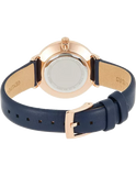 Buy Shop Michael Kors Pyper Analog White Dial Black Leather Strap Watch For Women - MK2804 USA Online