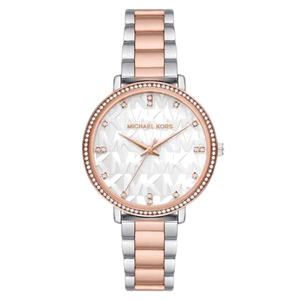 Buy Shop Michael Kors Pyper Quartz White Dial Two Tone Steel Strap Watch For Women - MK4667 USA Online