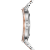 Buy Shop Michael Kors Pyper Quartz White Dial Two Tone Steel Strap Watch For Women - MK4667 USA Online