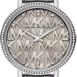 Buy Shop Michael Kors Pyper Analog Gray Dial Silver Steel Strap Watch For Women - MK4672 USA Online