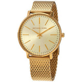 Buy Shop Michael Kors Portia Gold Dial Gold Mesh Bracelet Watch for Women - MK3844 USA Online
