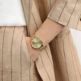 Buy Shop Michael Kors Pyper Quartz Gold Dial Gold Mesh Strap Watch For Women - MK4339 USA Online