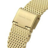 Buy Shop Michael Kors Pyper Quartz Gold Dial Gold Mesh Strap Watch For Women - MK4339 USA Online