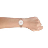 Buy Shop Michael Kors Pyper Quartz Mother of Pearl White Dial Rose Gold Mesh Strap Watch For Women - MK4588 USA Online