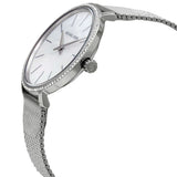 Buy Shop Michael Kors Pyper Quartz Mother of Pearl White Dial Silver Mesh Strap Watch For Women - MK4618 USA Online