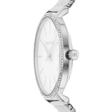 Buy Shop Michael Kors Pyper Quartz Mother of Pearl White Dial Silver Mesh Strap Watch For Women - MK4618 USA Online