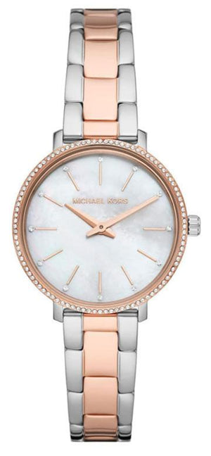 Buy Shop Michael Kors Pyper Quartz Mother of Pearl White Dial Two Tone Steel Strap Watch For Women - MK1066 USA Online