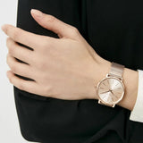 Buy Shop Michael Kors Pyper Quartz Rose Gold Dial Rose Gold Mesh Strap Watch For Women - MK4340 USA Online