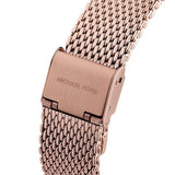 Buy Shop Michael Kors Pyper Quartz Rose Gold Dial Rose Gold Mesh Strap Watch For Women - MK4340 USA Online
