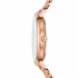 Buy Shop Michael Kors Pyper Quartz Rose Gold Dial Rose Gold Mesh Strap Watch For Women - MK4340 USA Online