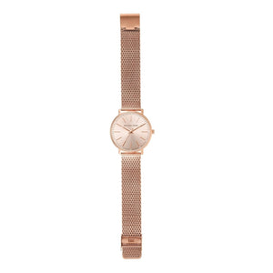Buy Shop Michael Kors Pyper Quartz Rose Gold Dial Rose Gold Mesh Strap Watch For Women - MK4340 USA Online