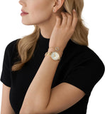 Buy Shop Michael Kors Pyper Quartz Rose Gold Dial Rose Gold Steel Strap Watch For Women - MK1040 USA Online