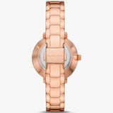 Buy Shop Michael Kors Pyper Quartz Rose Gold Dial Rose Gold Steel Strap Watch For Women - MK1040 USA Online