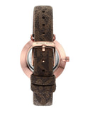 Buy Shop Michael Kors Pyper Quartz Silver Dial Brown Leather Strap Watch for Women - MK1036 USA Online
