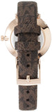 Buy Shop Michael Kors Pyper Quartz Silver Dial Brown Leather Strap Watch for Women - MK1036 USA Online