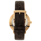 Buy Shop Michael Kors Pyper Quartz Silver Dial Brown Leather Strap Watch For Women - MK2857 USA Online
