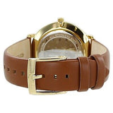 Buy Shop Michael Kors Pyper Quartz Silver Dial Brown Leather Watch For Women - MK2740 USA Online