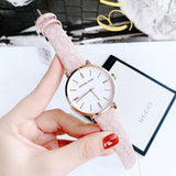 Buy Shop Michael Kors Pyper Quartz Silver Dial Pink Leather Strap Watch for Women - MK2947 USA Online