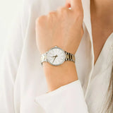 Buy Shop Michael Kors Pyper Quartz Silver Dial Two Tone Steel Strap Watch For Women - MK1041 USA Online