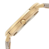 Buy Shop Michael Kors Pyper Quartz Silver Dial White Leather Strap Watch For Women - MK2858 USA Online