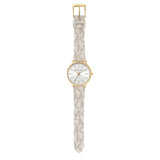Buy Shop Michael Kors Pyper Quartz Silver Dial White Leather Strap Watch For Women - MK2858 USA Online