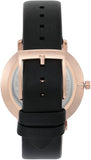 Buy Shop Michael Kors Pyper Quartz White Dial Black Leather Strap Watch For Women - MK2834 USA Online