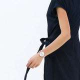 Buy Shop Michael Kors Pyper Quartz White Dial Pink Leather Strap Watch For Women - MK2859 USA Online
