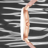 Buy Shop Michael Kors Pyper Quartz White Dial Pink Leather Strap Watch For Women - MK2859 USA Online