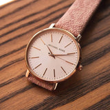 Michael Kors Pyper Quartz White Dial Pink Leather Strap Watch For Women - MK2859