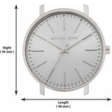 Buy Shop Michael Kors Pyper Quartz White Dial Silver Mesh Strap Watch for Women - MK4338 USA Online