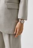Buy Shop Michael Kors Pyper Quartz White Dial Two Tone Steel Strap Watch For Women - MK4667 USA Online