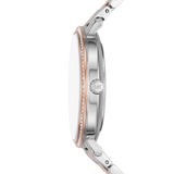 Buy Shop Michael Kors Pyper Quartz White Dial Two Tone Steel Strap Watch For Women - MK4667 USA Online