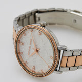 Buy Shop Michael Kors Pyper Quartz White Dial Two Tone Steel Strap Watch For Women - MK4667 USA Online