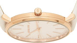 Buy Shop Michael Kors Pyper Quartz White Dial White Leather Strap Watch For Women - MK2800 USA Online