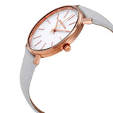 Buy Shop Michael Kors Pyper Quartz White Dial White Leather Strap Watch For Women - MK2800 USA Online