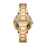 Buy Shop Michael Kors Pyper Three-Hand Black Dial Gold Steel Strap Watch For Women - MK4593 USA Online