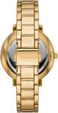 Buy Shop Michael Kors Pyper Three-Hand Black Dial Gold Steel Strap Watch For Women - MK4593 USA Online