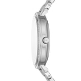 Buy Shop Michael Kors Pyper Three Hand Pink Dial Silver Steel Strap Watch For Women - MK4631 USA Online