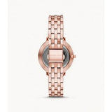 Buy Shop Michael Kors Pyper Three-Hand Rose Gold Dial Rose Gold Steel Strap Watch For Women - MK3897 USA Online