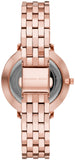 Buy Shop Michael Kors Pyper Three-Hand Rose Gold Dial Rose Gold Steel Strap Watch For Women - MK3897 USA Online
