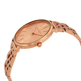 Buy Shop Michael Kors Pyper Three-Hand Rose Gold Dial Rose Gold Steel Strap Watch For Women - MK3897 USA Online