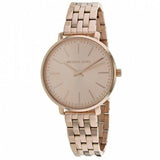 Buy Shop Michael Kors Pyper Three-Hand Rose Gold Dial Rose Gold Steel Strap Watch For Women - MK3897 USA Online