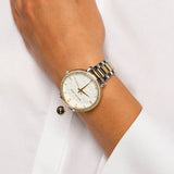 Buy Shop Michael Kors Pyper Three Hand White Dial Two Tone Steel Strap Watch For Women - MK4595 USA Online