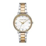 Buy Shop Michael Kors Pyper Three Hand White Dial Two Tone Steel Strap Watch For Women - MK4595 USA Online
